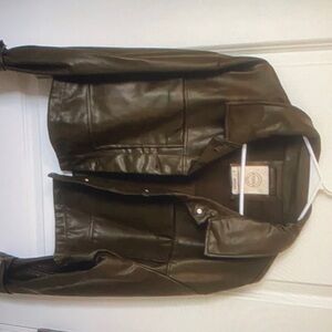Faux Leather Jacket By Stoosh